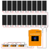 Eco-Worthy 3600W 48V 18x Bifacial 195W Complete MPPT Off Grid Solar Kit